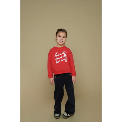 Jubel-Sweater - Queen Of Hearts-Rot