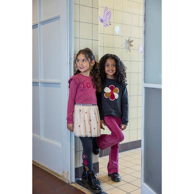 Jubel-Gerippte Schlaghose Samt - Shine Bright-Violet