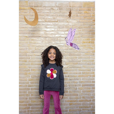 Jubel-Gerippte Schlaghose Samt - Shine Bright-Violet