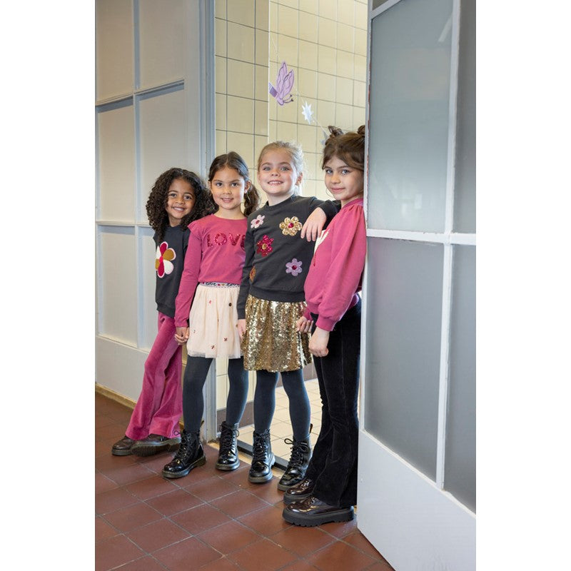 Jubel-Sweater AOP - Shine Bright-Anthrazit