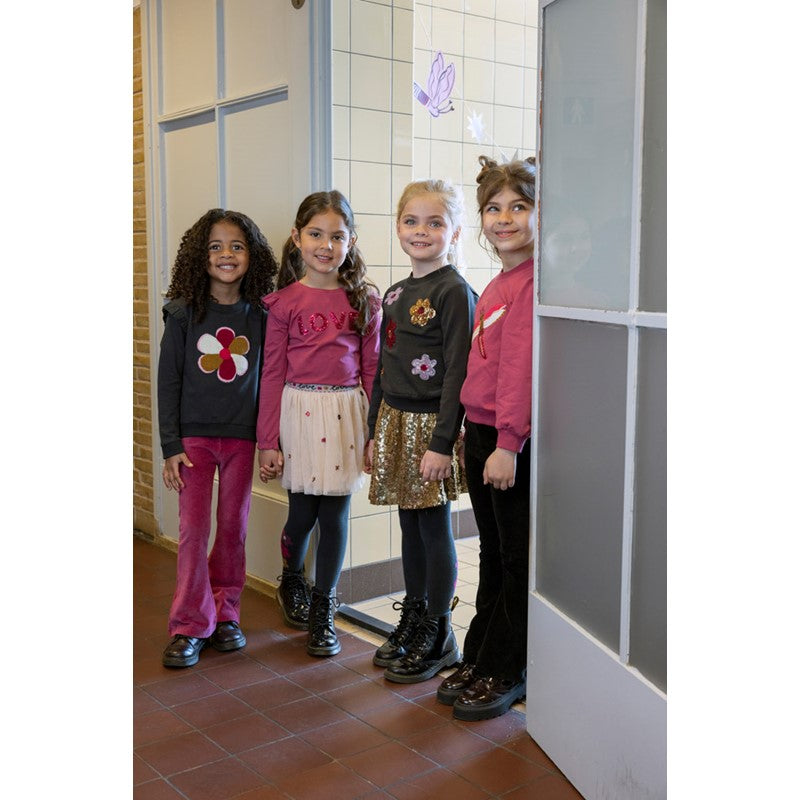 Jubel-Sweater AOP - Shine Bright-Anthrazit