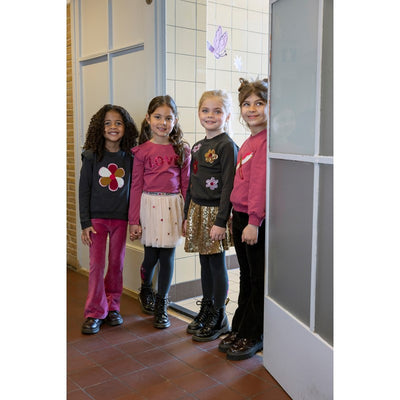 Jubel-Sweater AOP - Shine Bright-Anthrazit