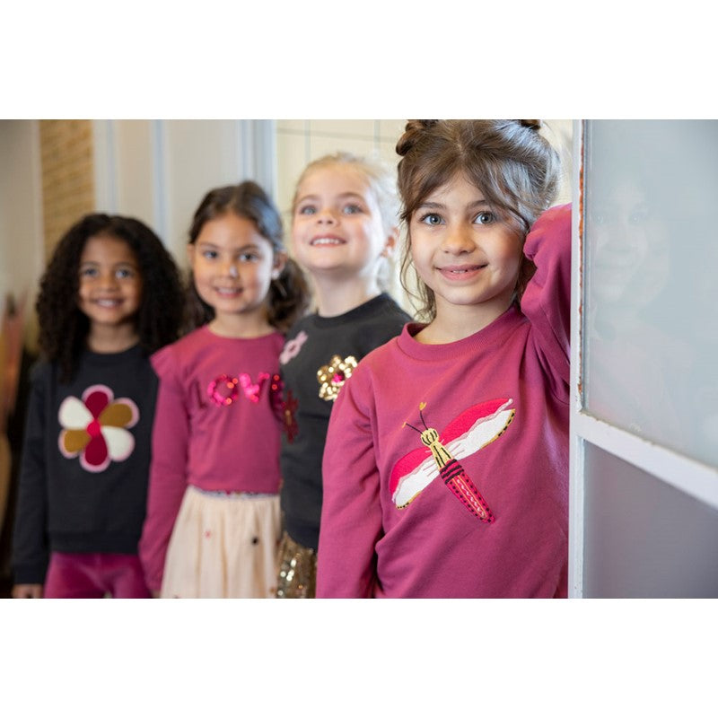 Jubel-Sweater AOP - Shine Bright-Anthrazit