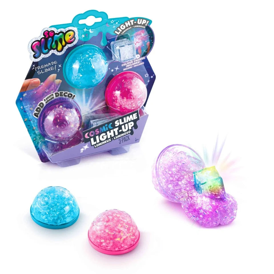 So Slime - Light Up Cosmic Crunch 3 Pack