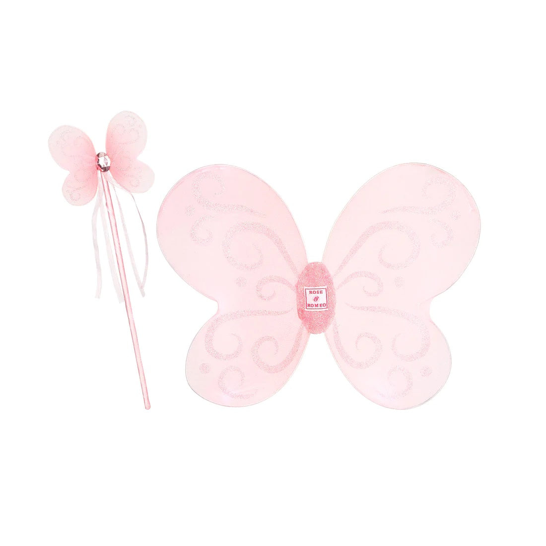 Carola wings-wand set, pink (1 set)