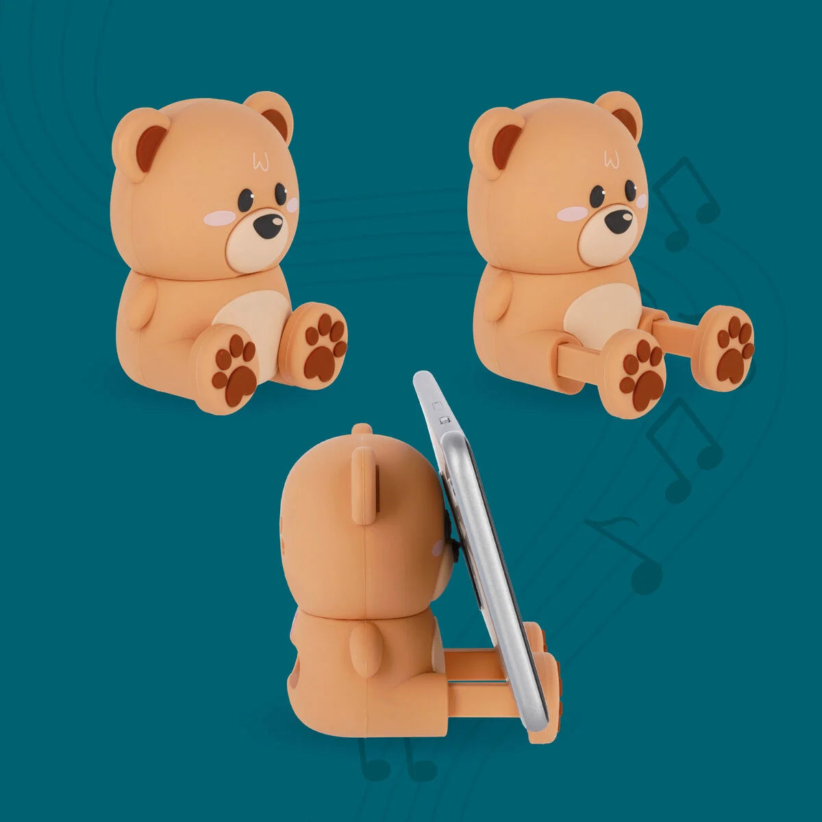 Kabelloser Speaker mit Halterung - The Sound of Cuteness Teddy Bear