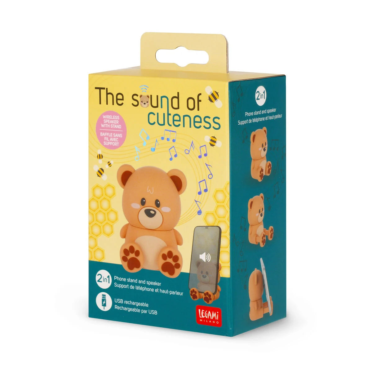 Kabelloser Speaker mit Halterung - The Sound of Cuteness Teddy Bear