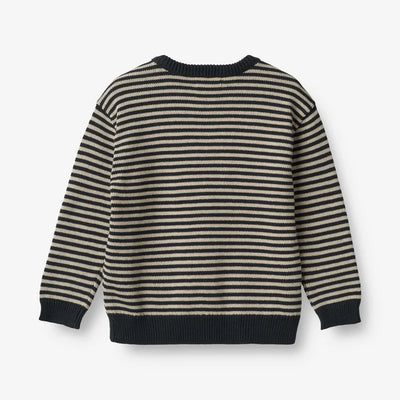 Knit Pullover Morgan-1433 navy stripe