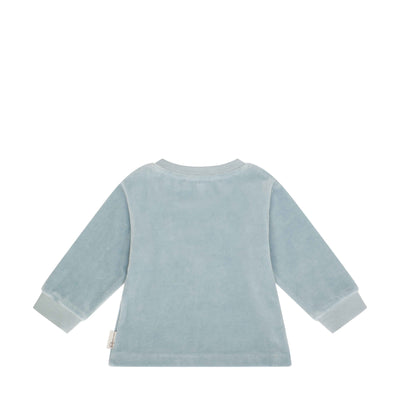 Steiff Sweatshirt GOTS blau