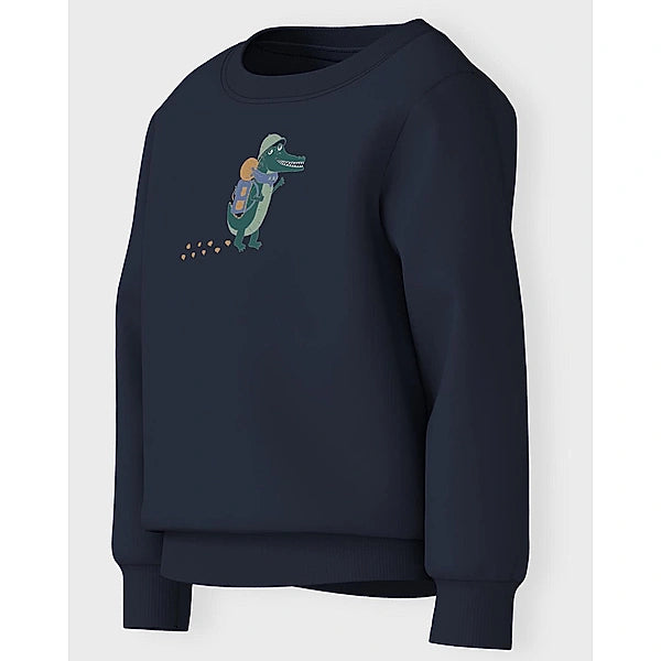 name it-NMMVILDAR LS SWEAT BRU R1-Bijou Blue