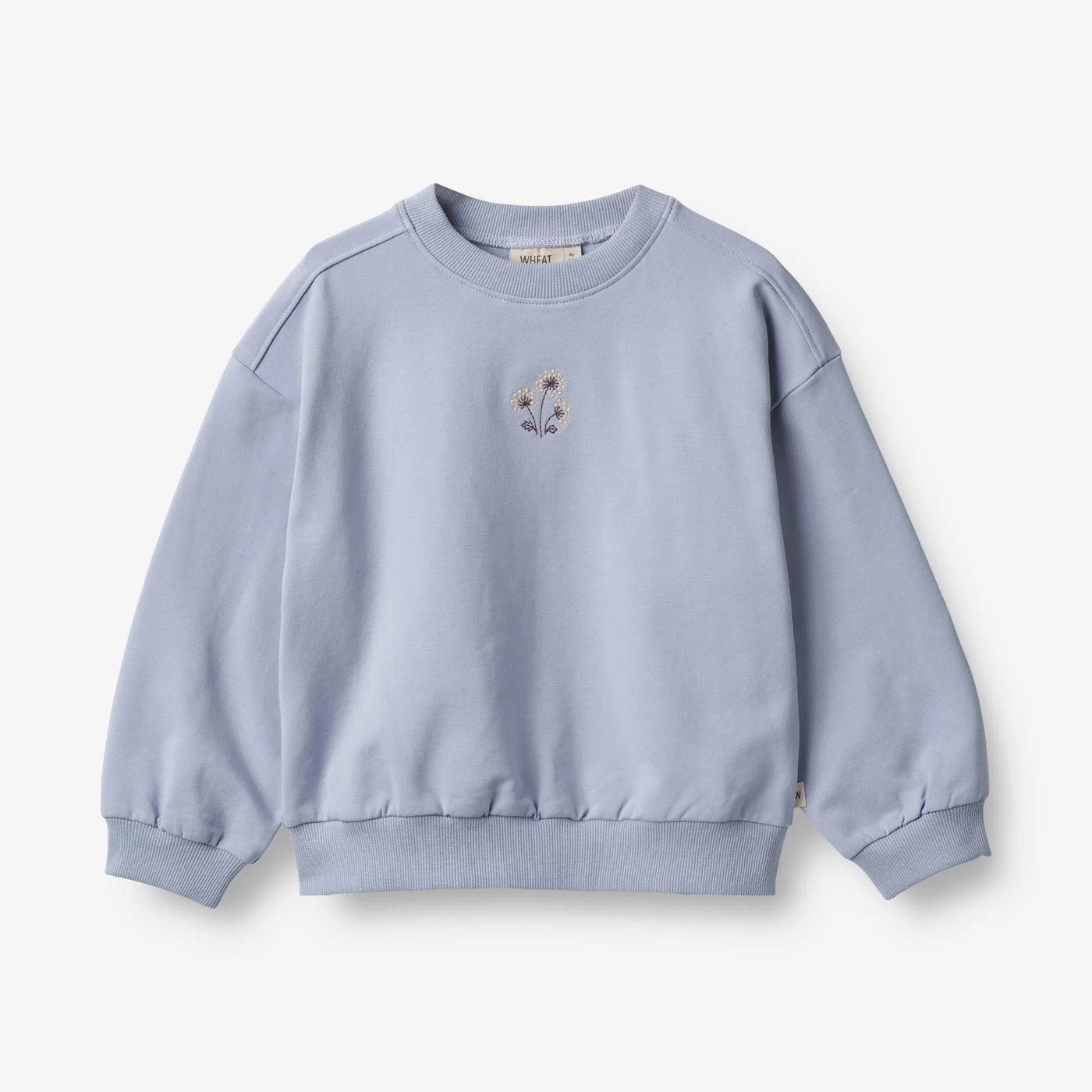 WHEAT - Sweatshirt Eliza Embroidery - 1497 - ice purple