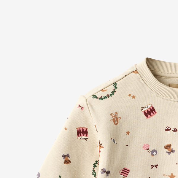 Wheat-Sweatshirt L/S Elliot Holidays