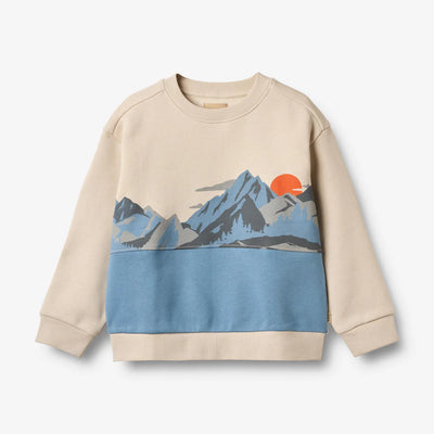 Wheat-Sweatshirt L/S print Steff-9575 winter blue