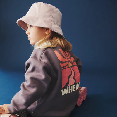 Wheat-Sweatshirt L/S Ellis-1035 purple stone
