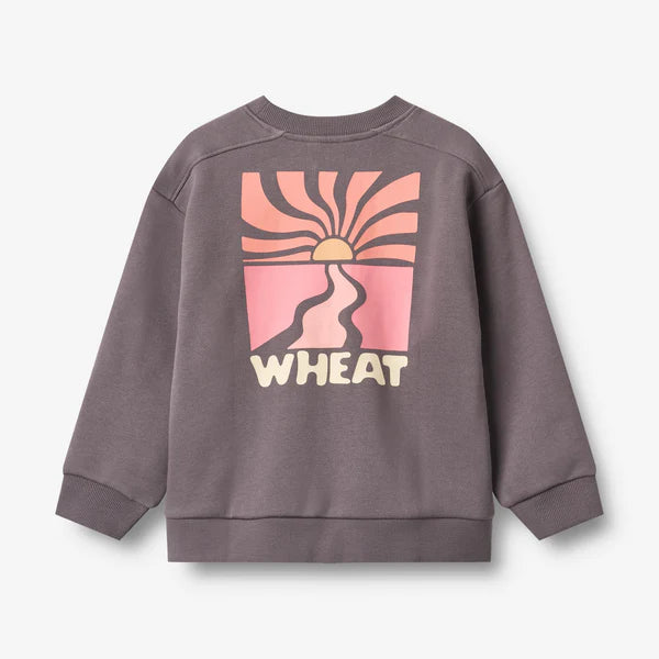 Wheat-Sweatshirt L/S Ellis-1035 purple stone
