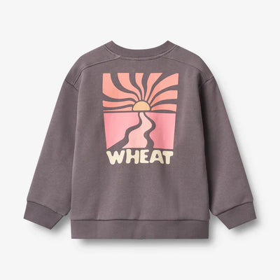 Wheat-Sweatshirt L/S Ellis-1035 purple stone