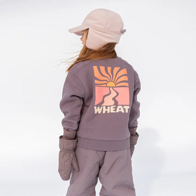 Wheat-Sweatshirt L/S Ellis-1035 purple stone
