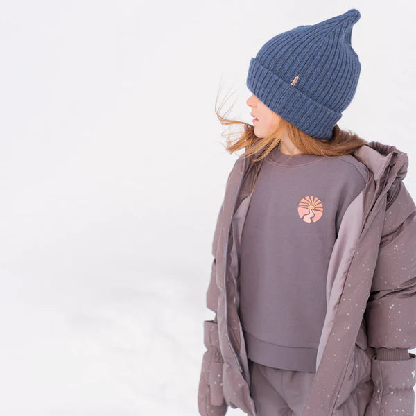 Wheat-Sweatshirt L/S Ellis-1035 purple stone
