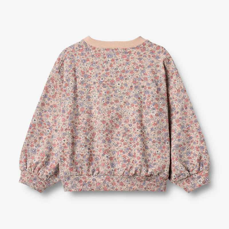 Wheat-Sweatshirt L/S Lia-2036 rose dust flowers