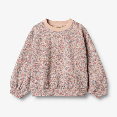 Wheat-Sweatshirt L/S Lia-2036 rose dust flowers