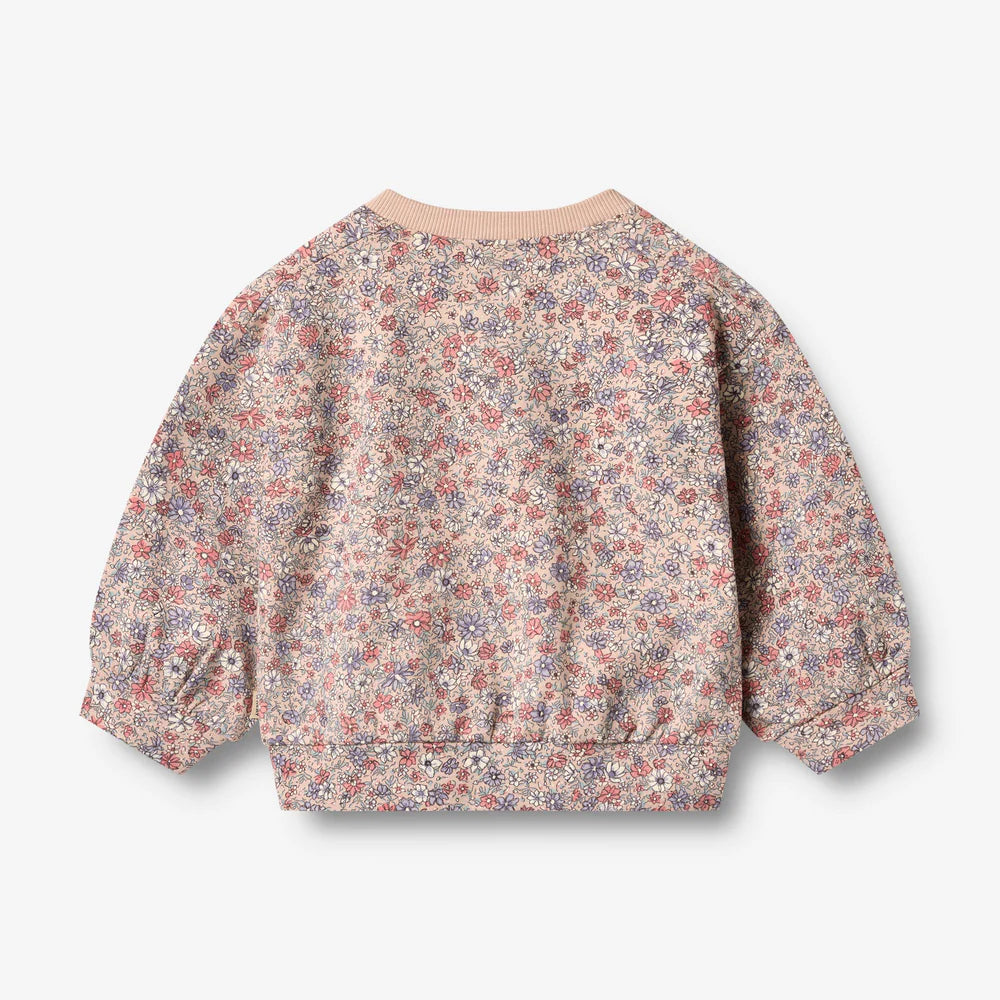 Wheat-Sweatshirt L/S Lia-2036 rose dust flowers