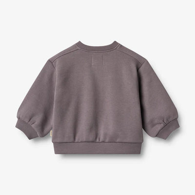 Wheat-Sweatshirt L/S embroidery Eliza-1035 purple stone