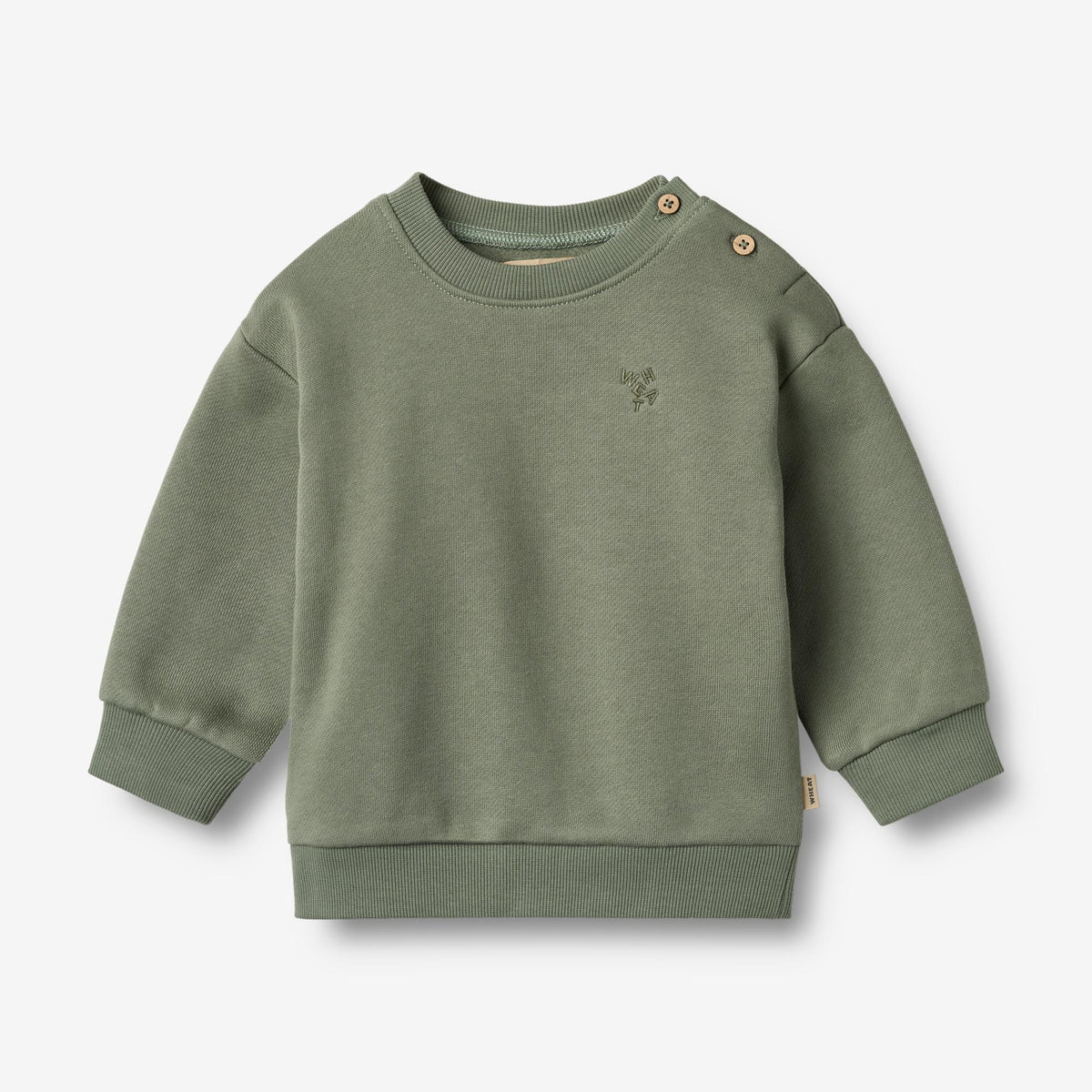 Wheat-Sweatshirt L/S Willi-4119 dusty green