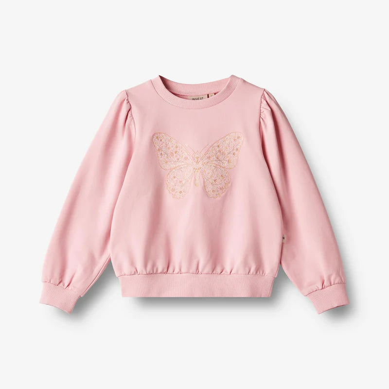 Wheat - Sweatshirt Embroidery Vega - 2037 sugar rose