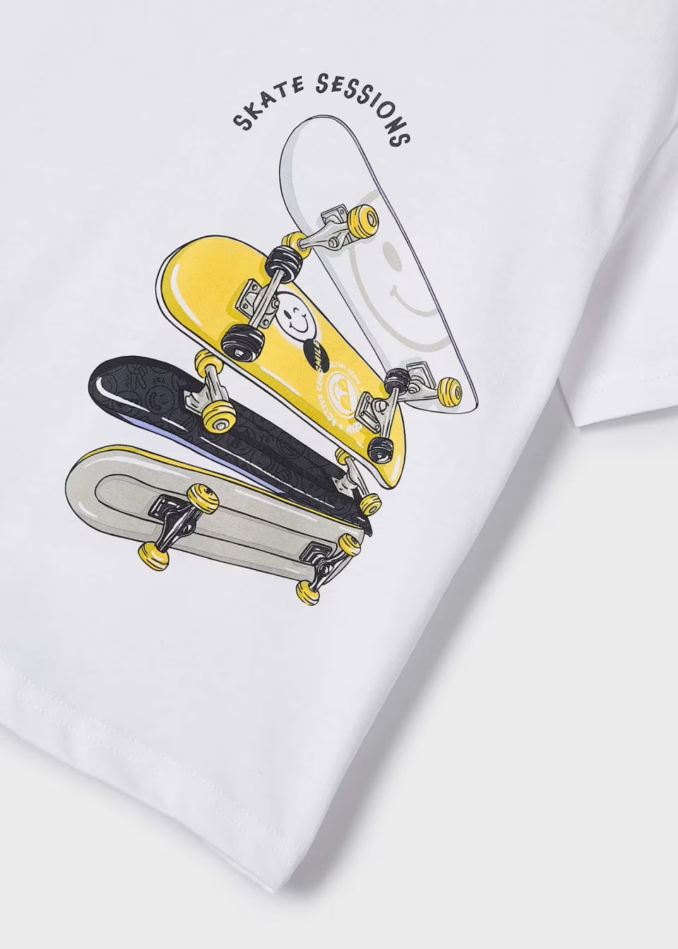 Mayoral-Kurzarm T-Shirt Skate-Weiss