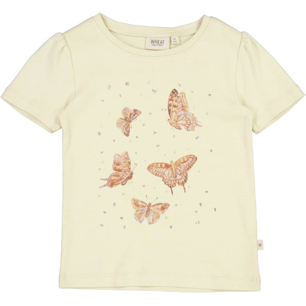 WHEAT - T-Shirt Butterflies - 3186 clam