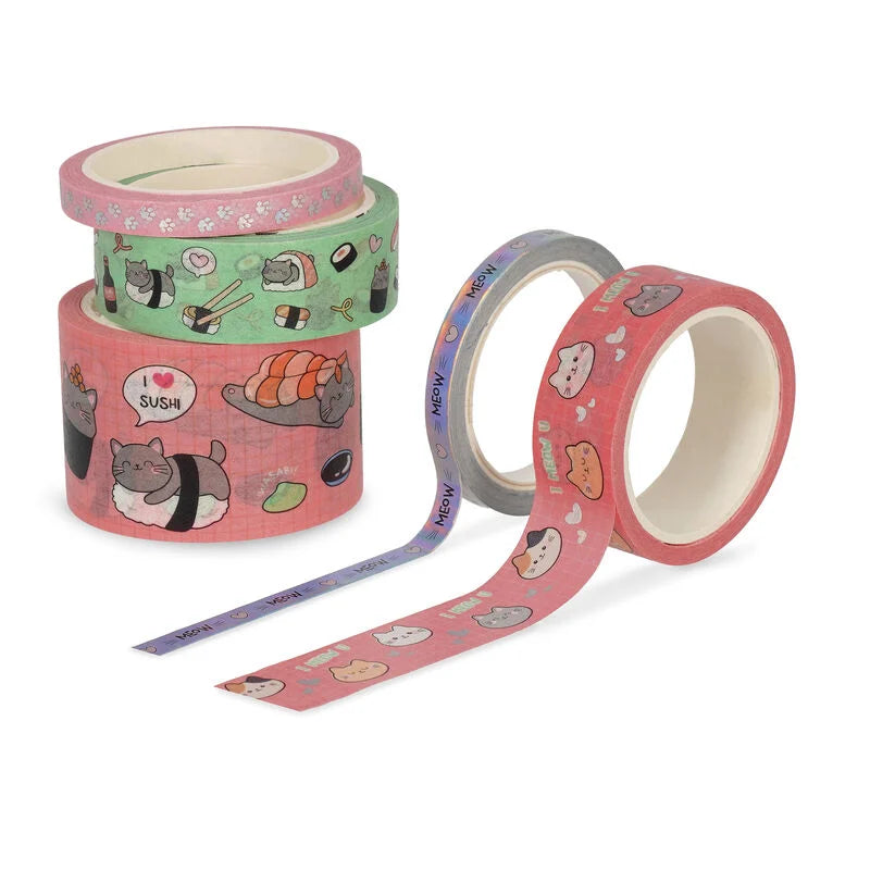 5 Papier-Klebebänder im Set - Tape by Tape