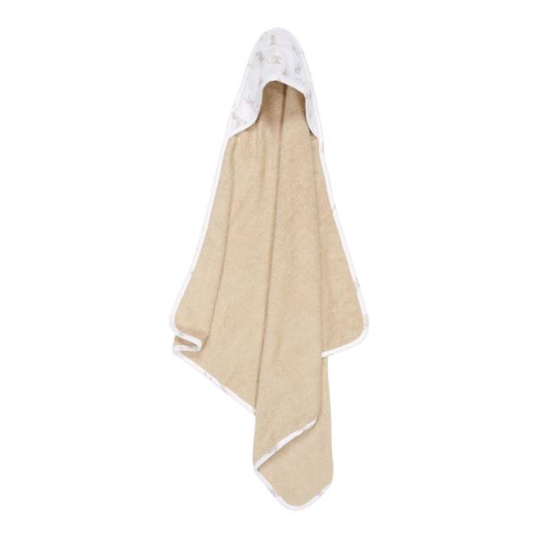 Hooded Towel Baby Bunny / Beige I Little Dutch