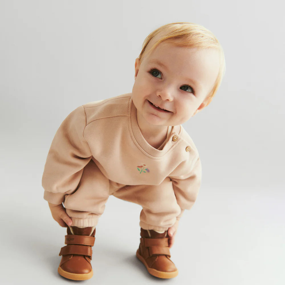 Wheat-Sweatshirt L/S embroidery Eliza-2032 rose dust