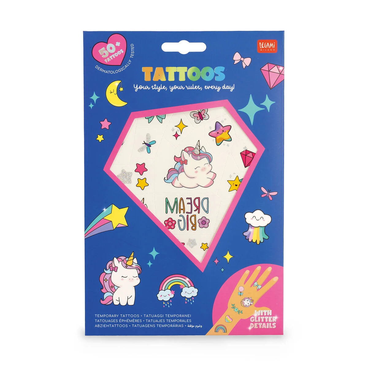 Abziehtattoos - Tattoos - Unicorn