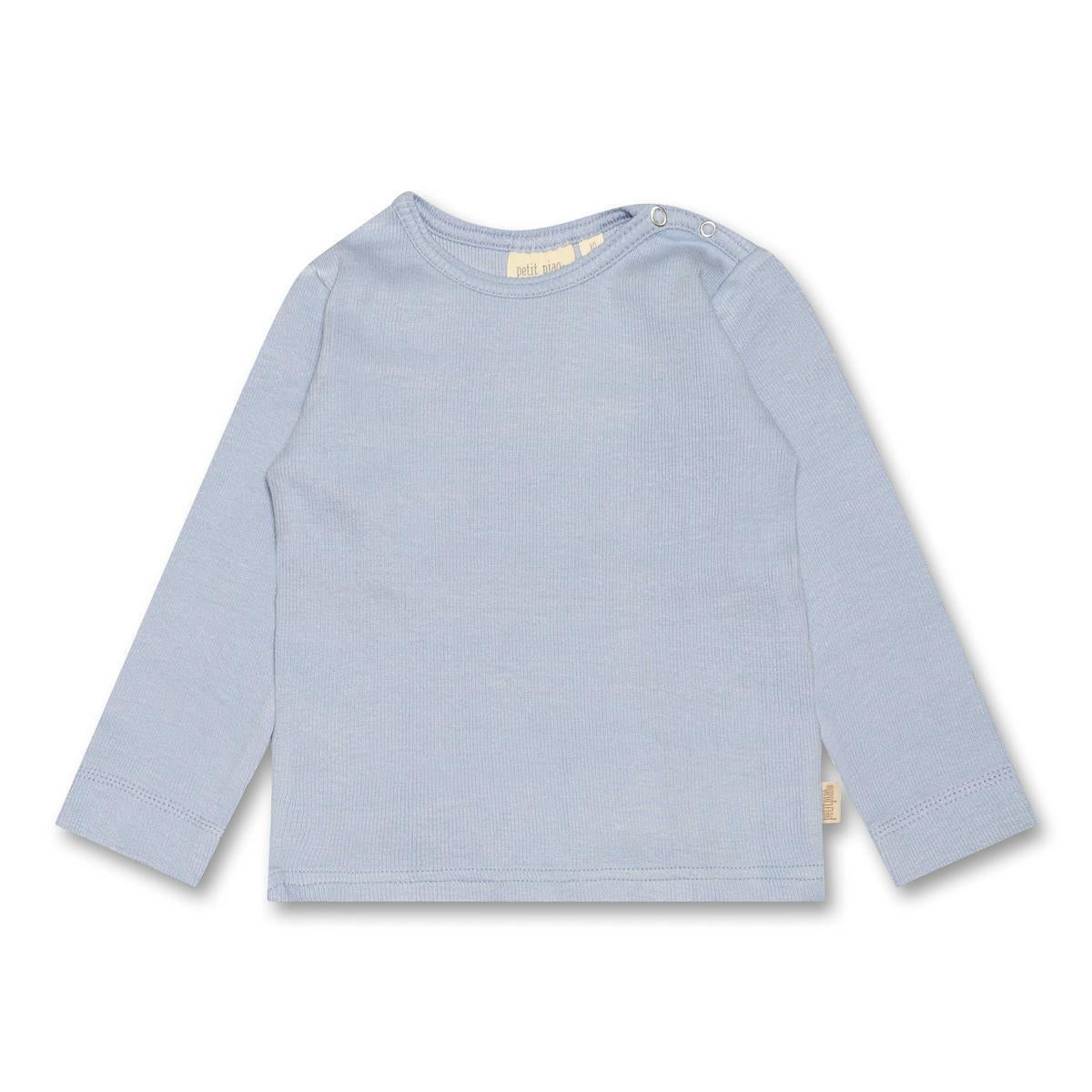 Petit Piao-T-shirt L/S Modal-Spring Blue