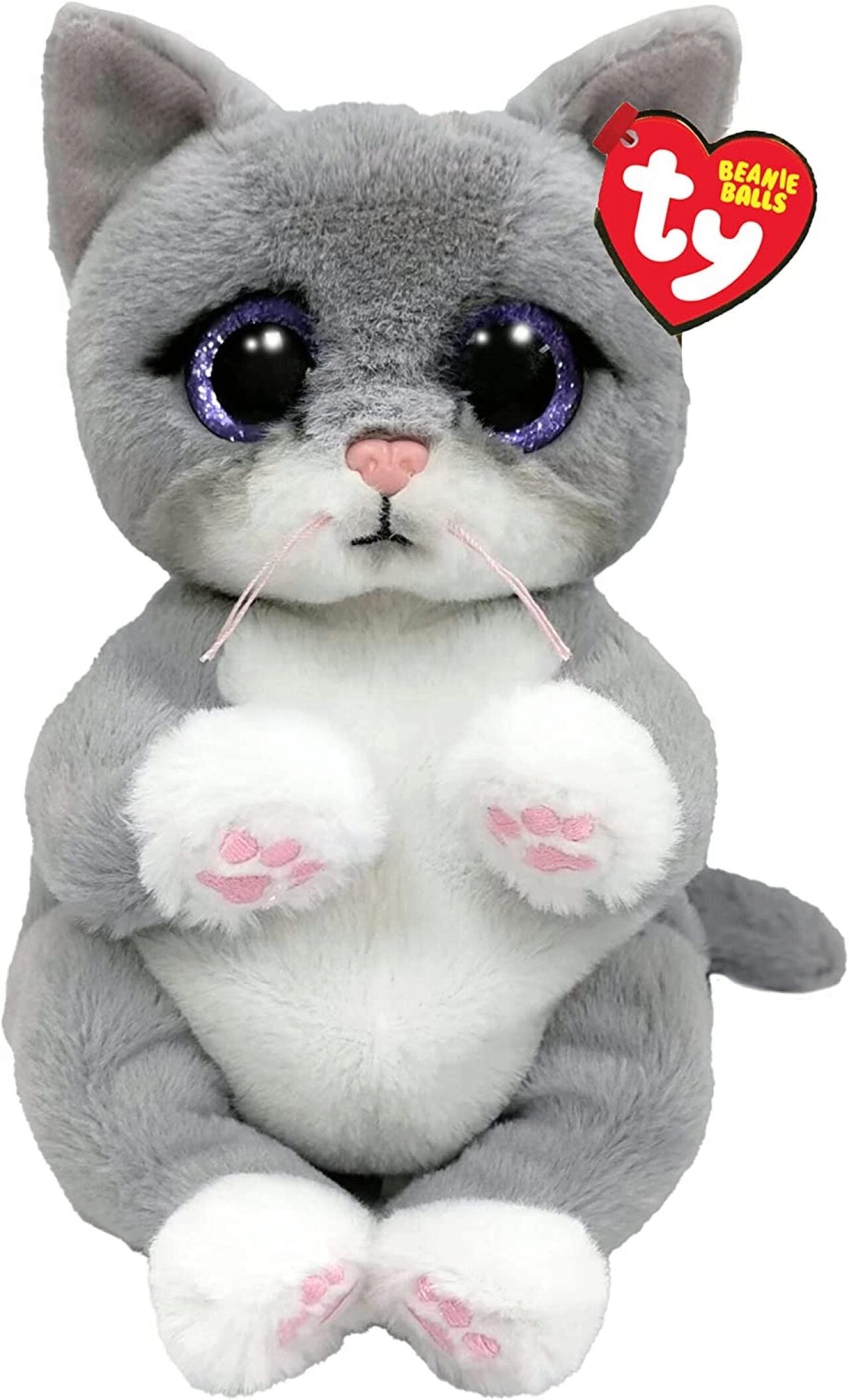 TY- Beanie Bellie Grey Cat Morgan