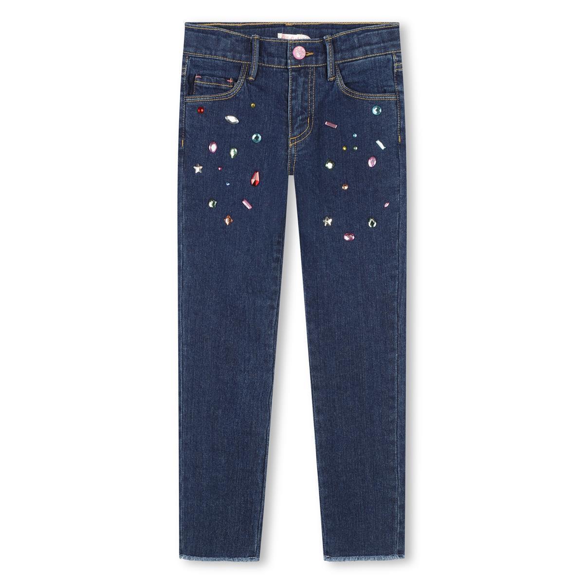 BILLIEBLUSH-DENIM TROUSERS-Blue