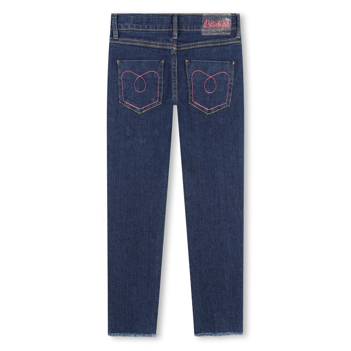 BILLIEBLUSH-DENIM TROUSERS-Blue