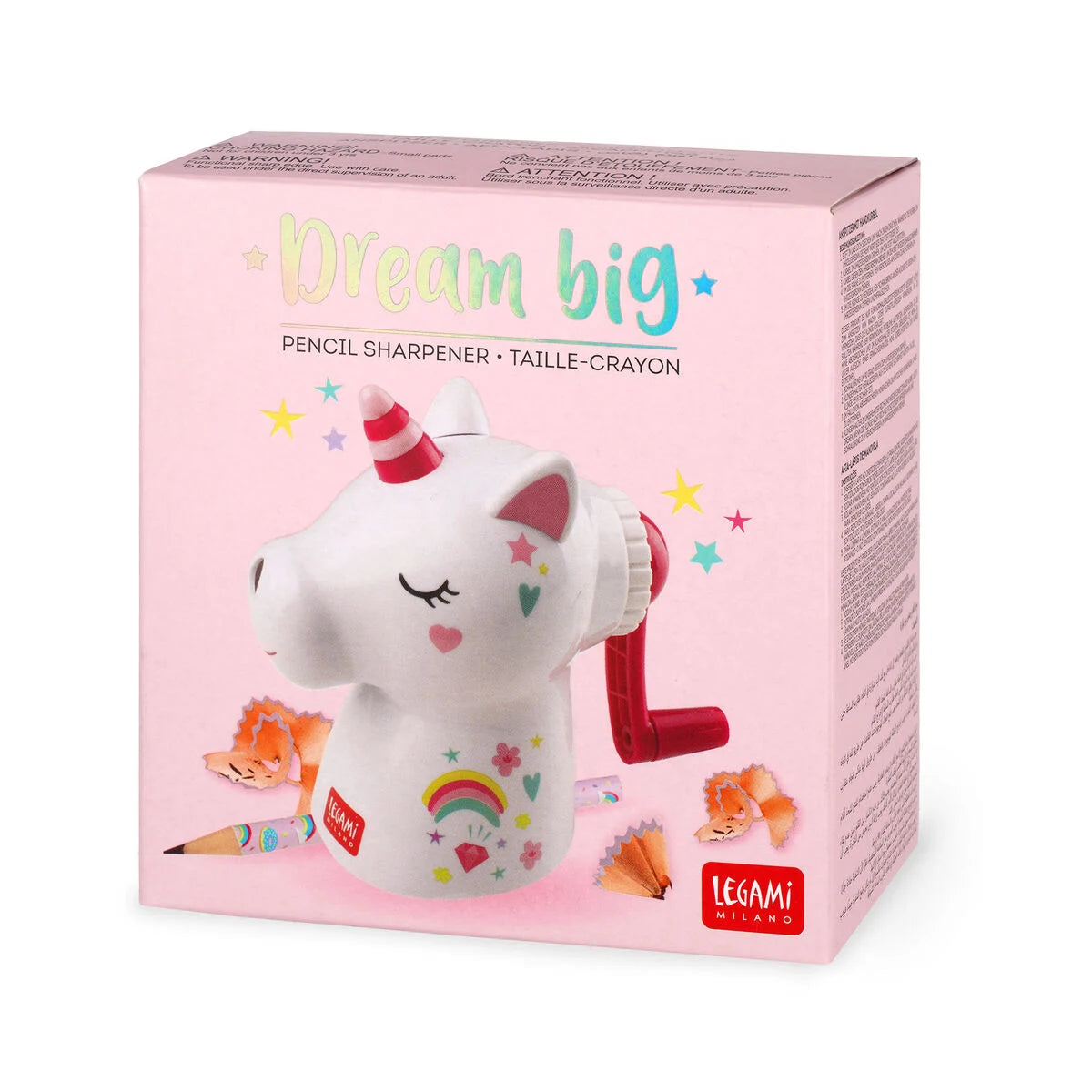 Anspitzer mit Handkurbel - Dream Big Unicorn
