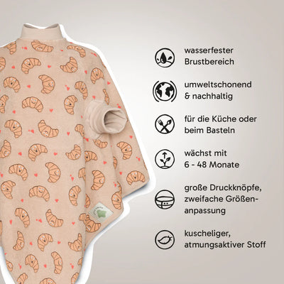 LIMITED EDITION “Boo“ Lätzchen – Croissant