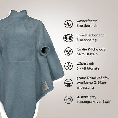 “Boo“ Lätzchen – Baltic Blue