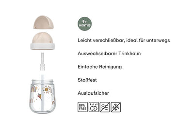Trinkhalmbecher Mepal Mio 300 ml - Little Dutch - Fairy Garden