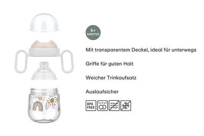 Auslaufsicherer Trinklernbecher Mepal Mio 200 ml - Little Dutch - Forest Friends