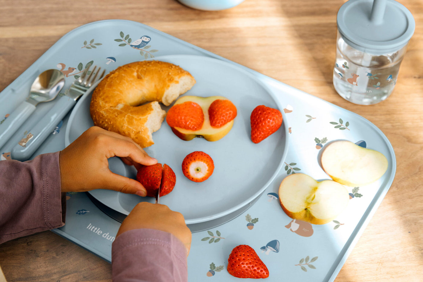 Kinderbesteck-Set Mepal Mio 3-teilig - Little Dutch - Fairy Garden