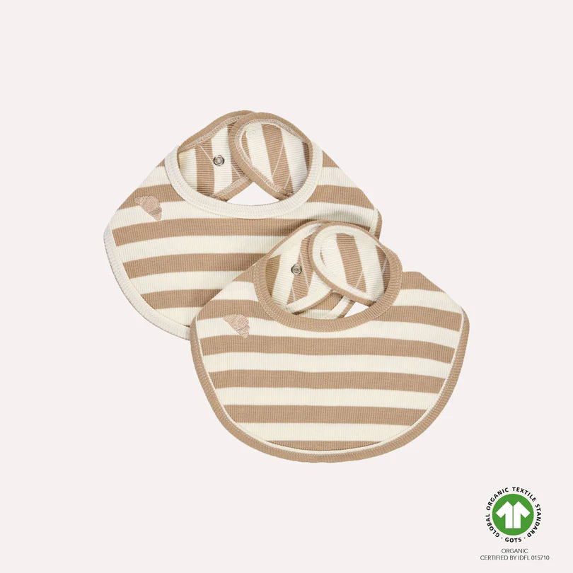CARLET bib, 2 pack-Montoy stripes