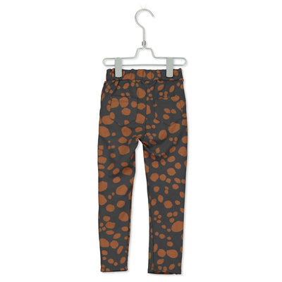 Lötiekids - JEGGINGANIMAL PRINT - VINTAGE BLACK