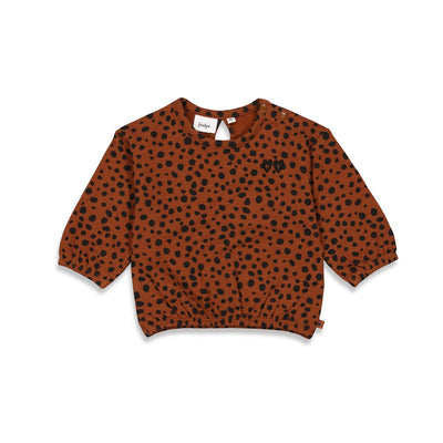 Feetje - Sweater AOP - Wild - Bruin