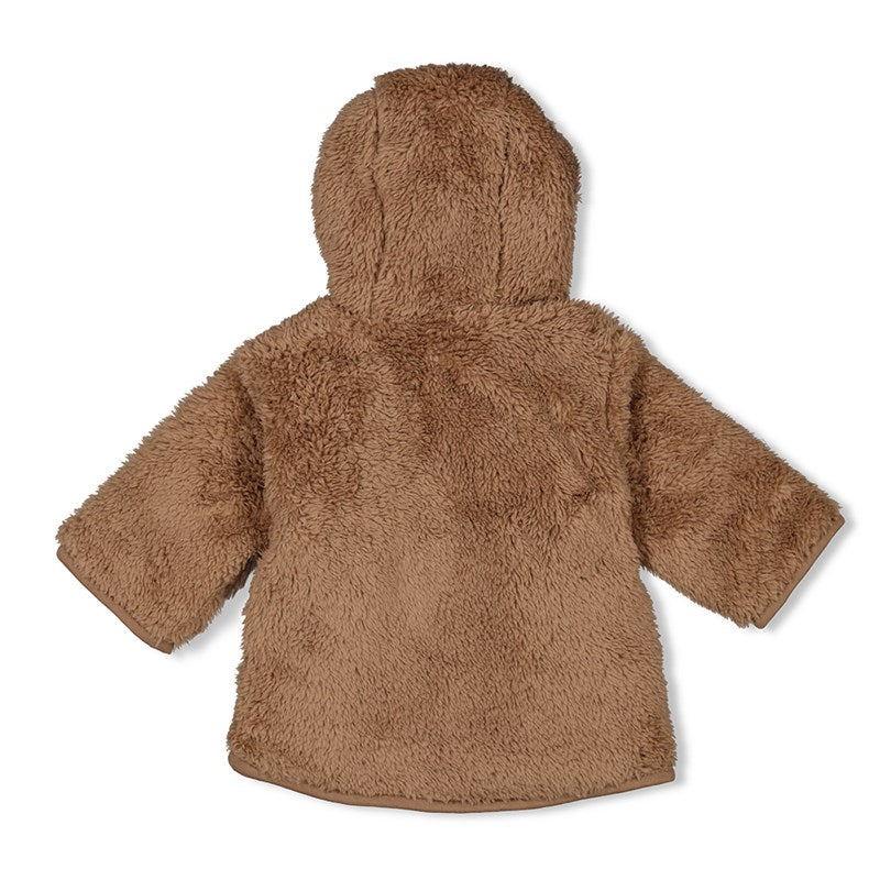 Feetje-Teddy Jacke mit Kapuze - Hedge Hugs