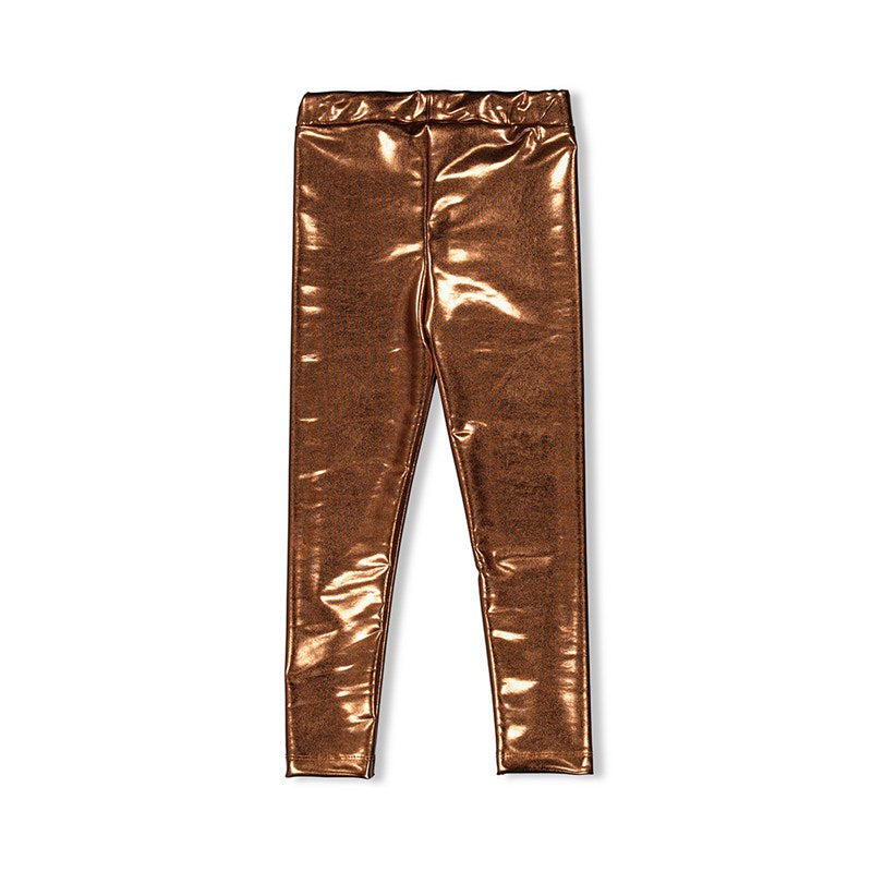 Jubel-Legging Metallic-Look - Forest Fancy-Kupfer