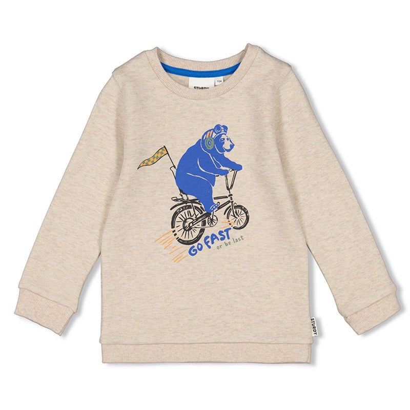 Sturdy-Longsleeve - Fun Days-Sand Melange